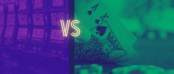 在线赌场游戏：老虎机 vs 二十一点 – 哪个更好？